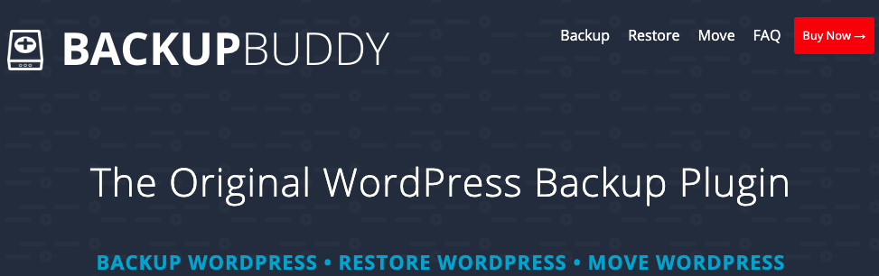 WordPress backup plugin