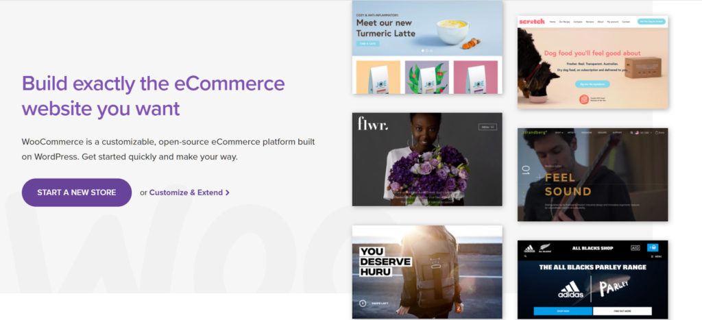 WooCommerce.com homepage