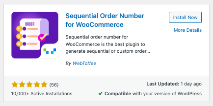 Sequential Order Number for WooCommerce Plugin