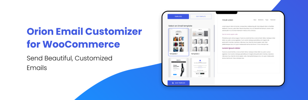 Orion Email Customizer For Woocommerce