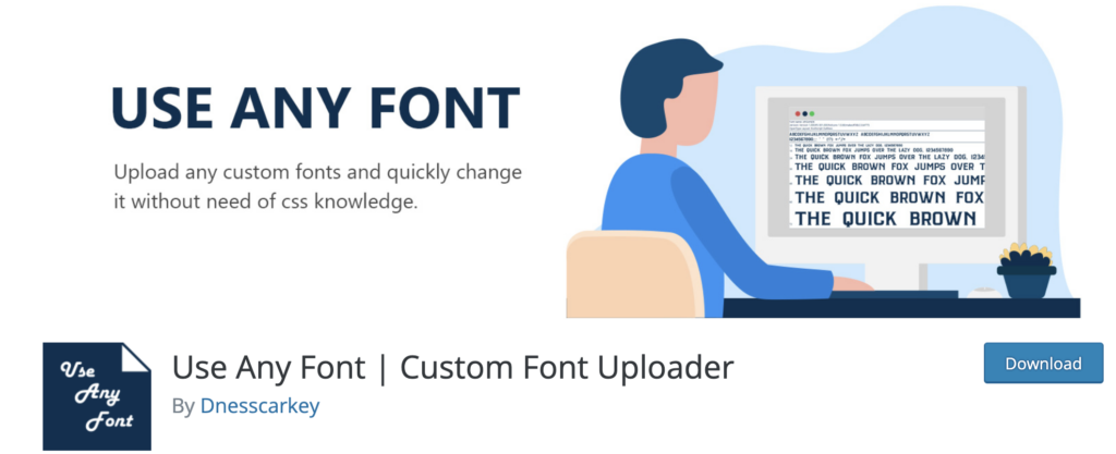 use any font