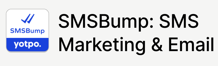 SMS Bump