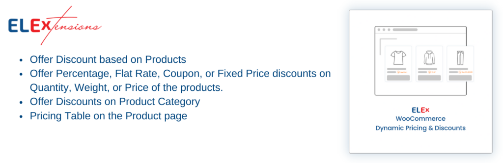 ELEX WooCommerce Dynamic Pricing and Discounts Plugin